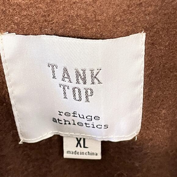Refuge Athletic Brown Crop Top XL - Picture 5 of 5